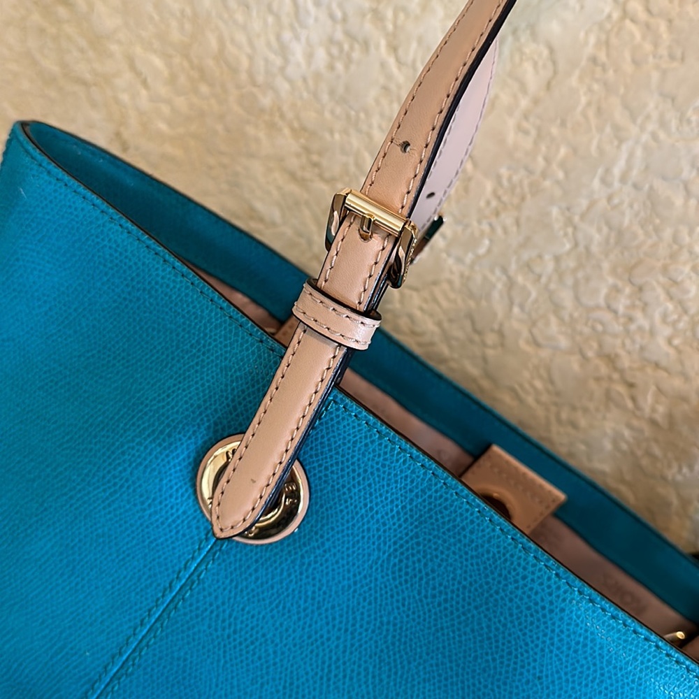 Michael Kors Turquoise Tote - Picture 3 of 10
